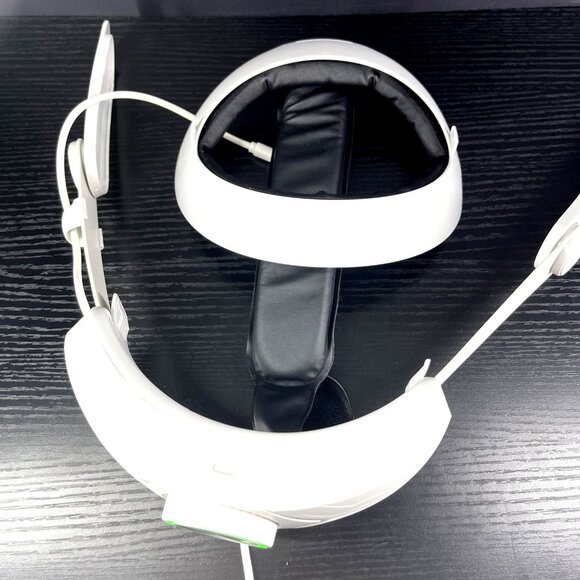 Adjustable White VR 3 Headset Head Strap with Dial Fit System & Padded Cushion f - Picture 3 of 4